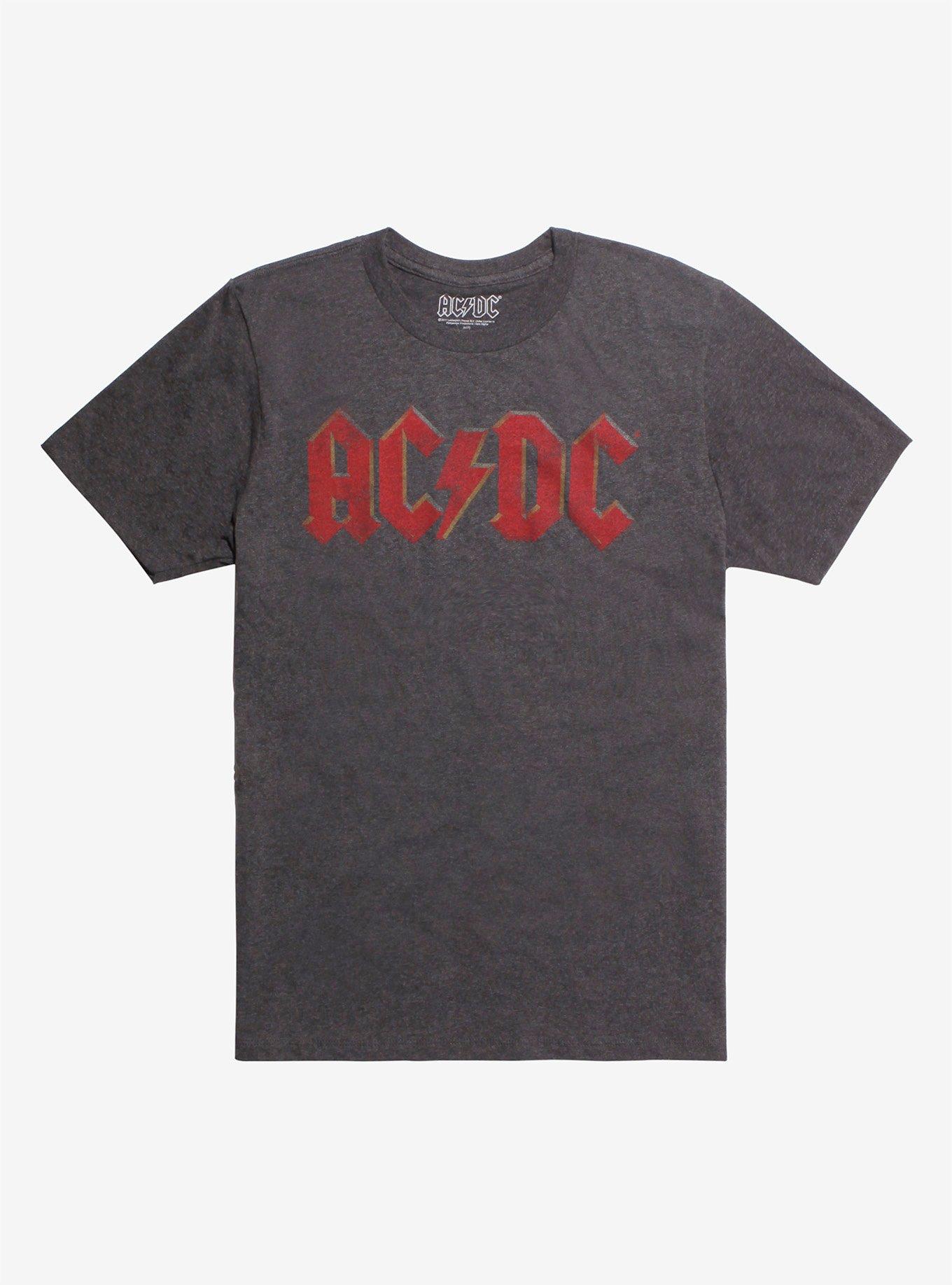 ACDC Faded Logo TShirt Graphic Tee | Graphic Tee | Unisex Shirt | High-Quality Print