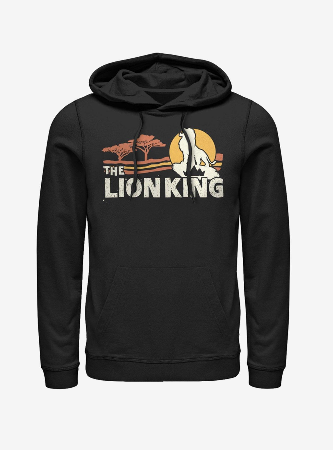 Disney The Lion King 2019 Savannah Scene Back Hoodie