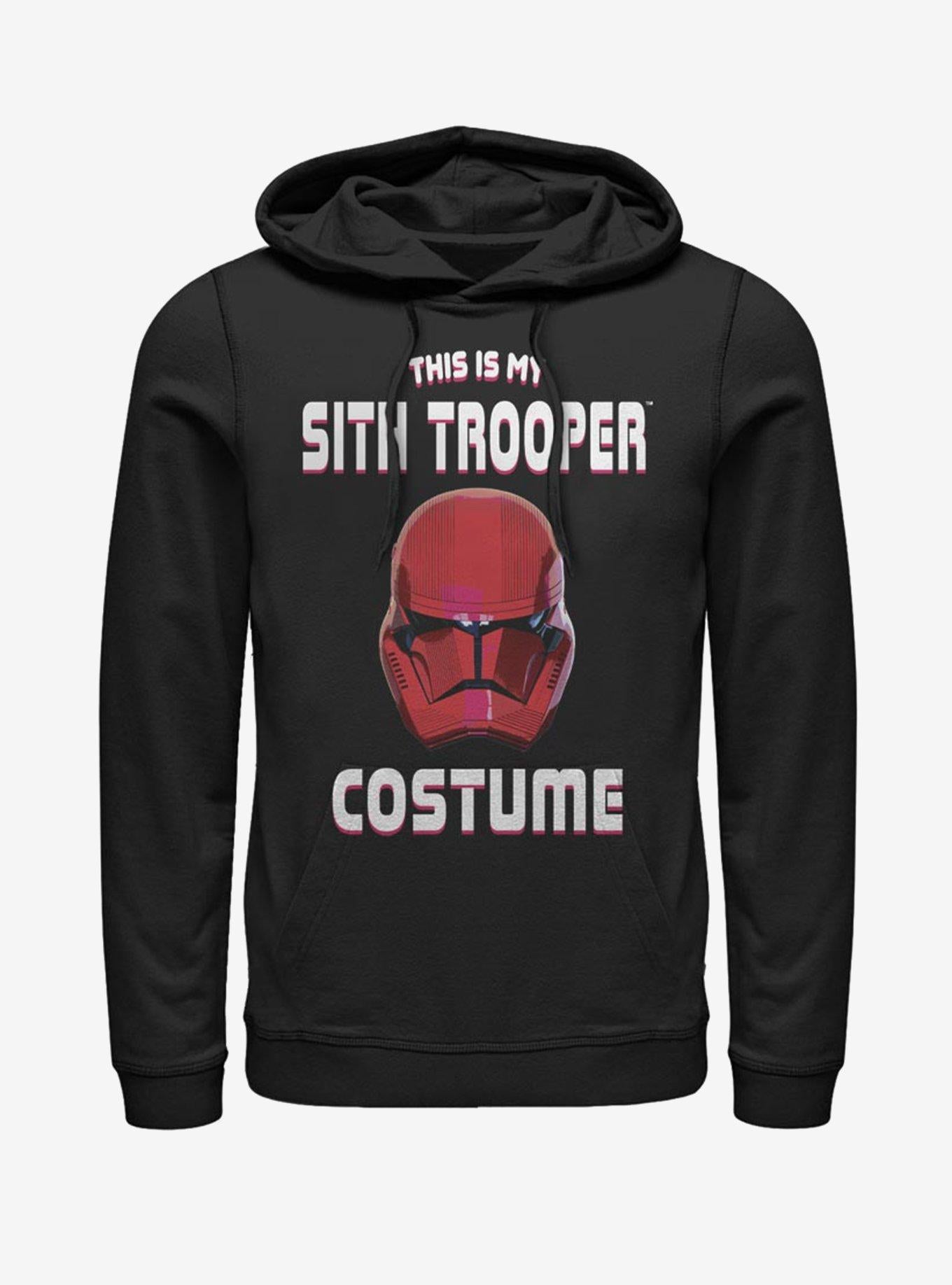 Star Wars Episode IX Rise of Skywalker Red Trooper Sith Trooper Costume Hoodie