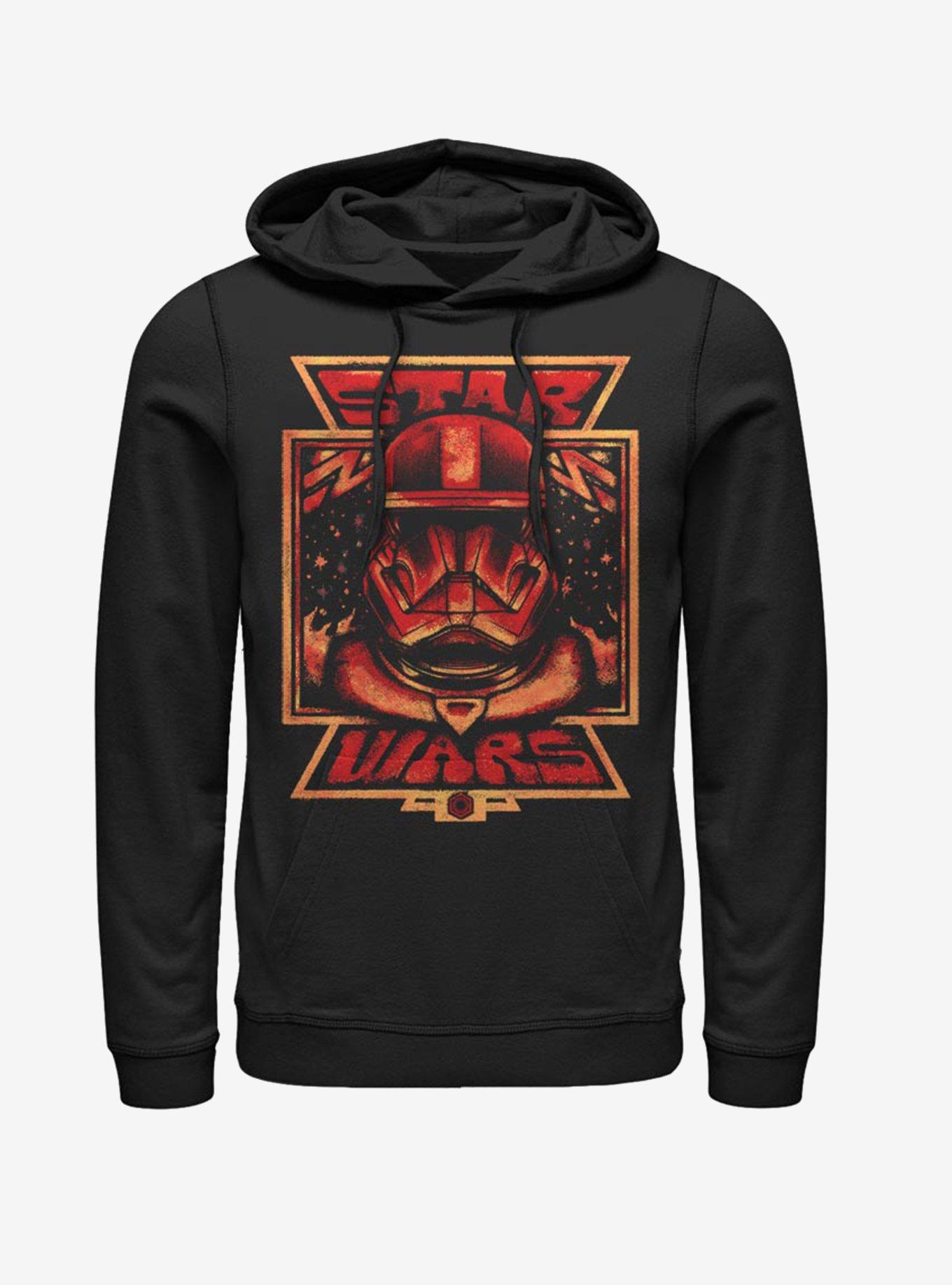 Star Wars Episode IX Rise of Skywalker Red Trooper Red Perspective Hoodie