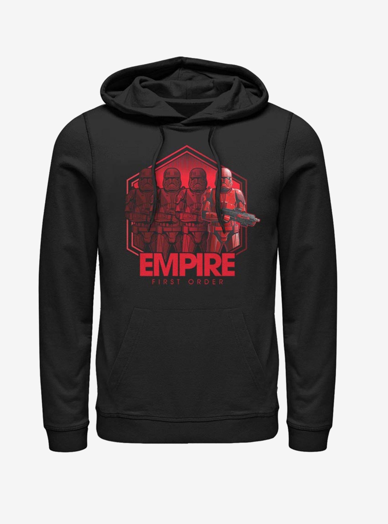 Star Wars Episode IX Rise of Skywalker Red Trooper Red Troop Four Hoodie