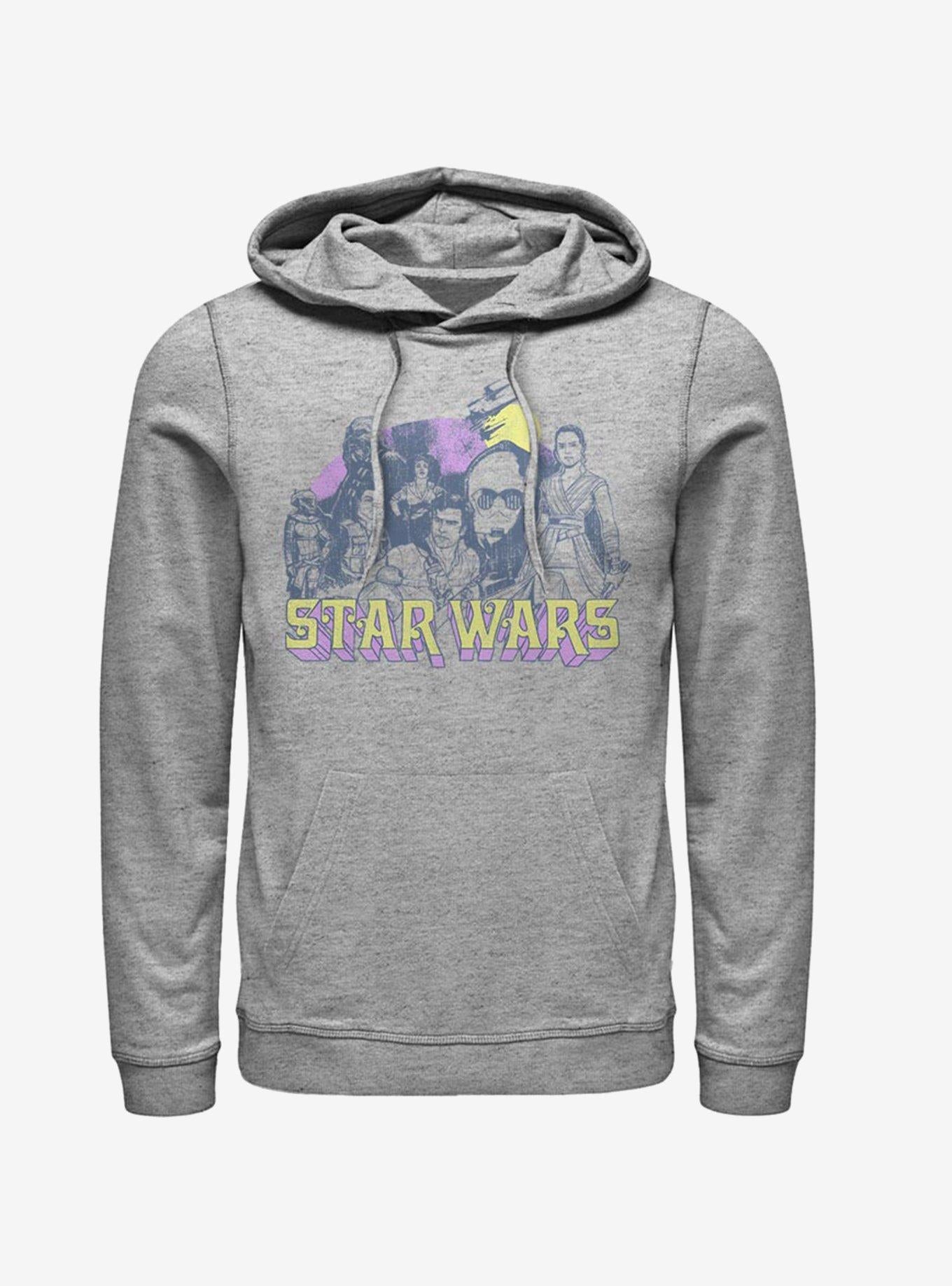 Star Wars Episode IX The Rise Of Skywalker Retro Rebel Hoodie