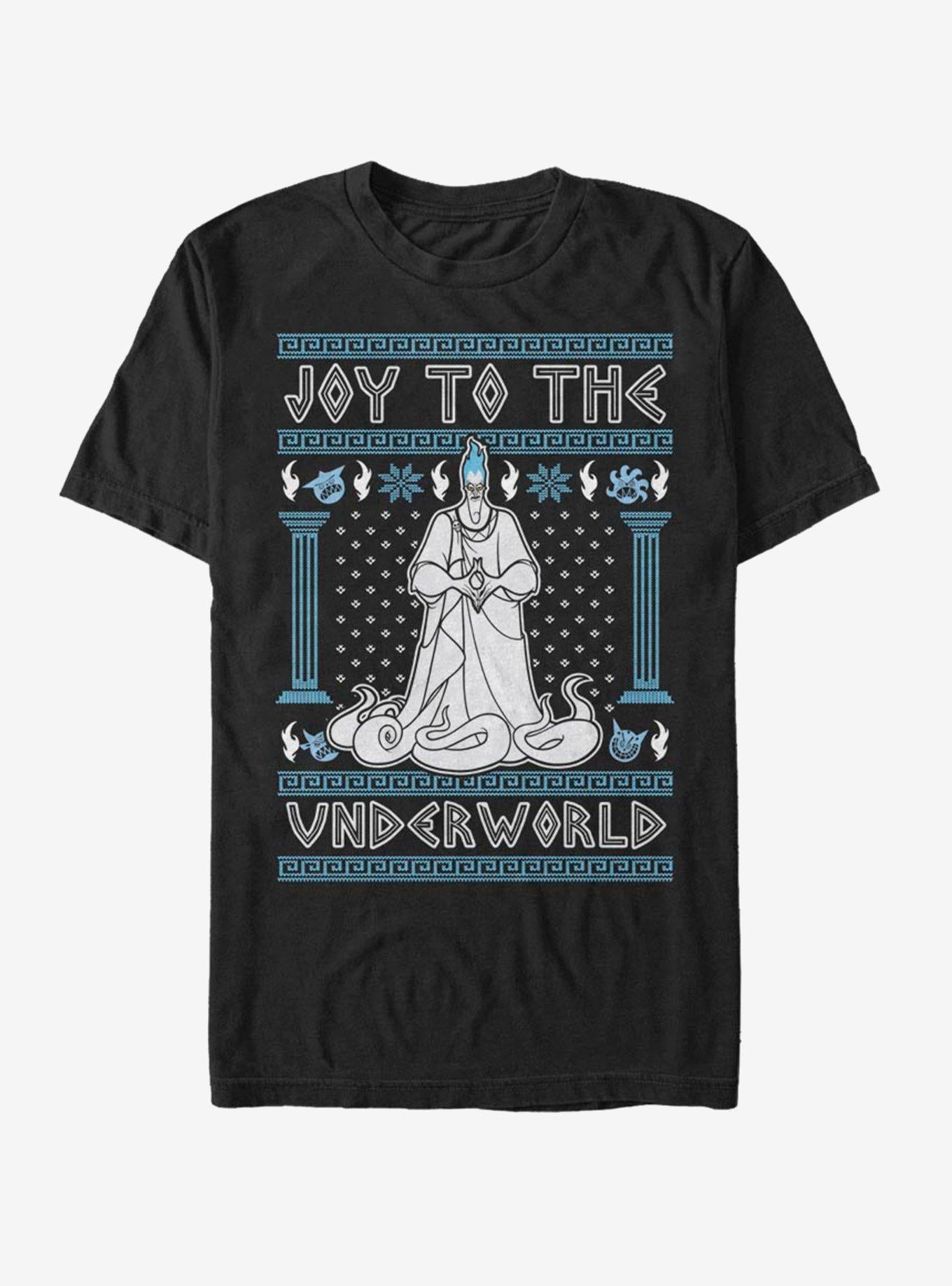 Disney Hercules Hades Joy To The Underworld Ugly Christmas TShirt T-Shirt | Best-Selling Design | Trending Festive Apparel