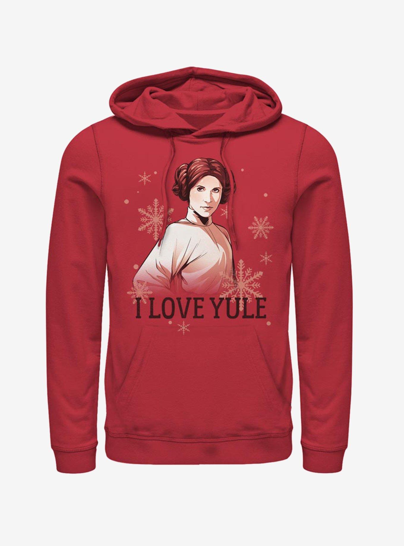 Star Wars Princess Leia I Love Yule Hoodie