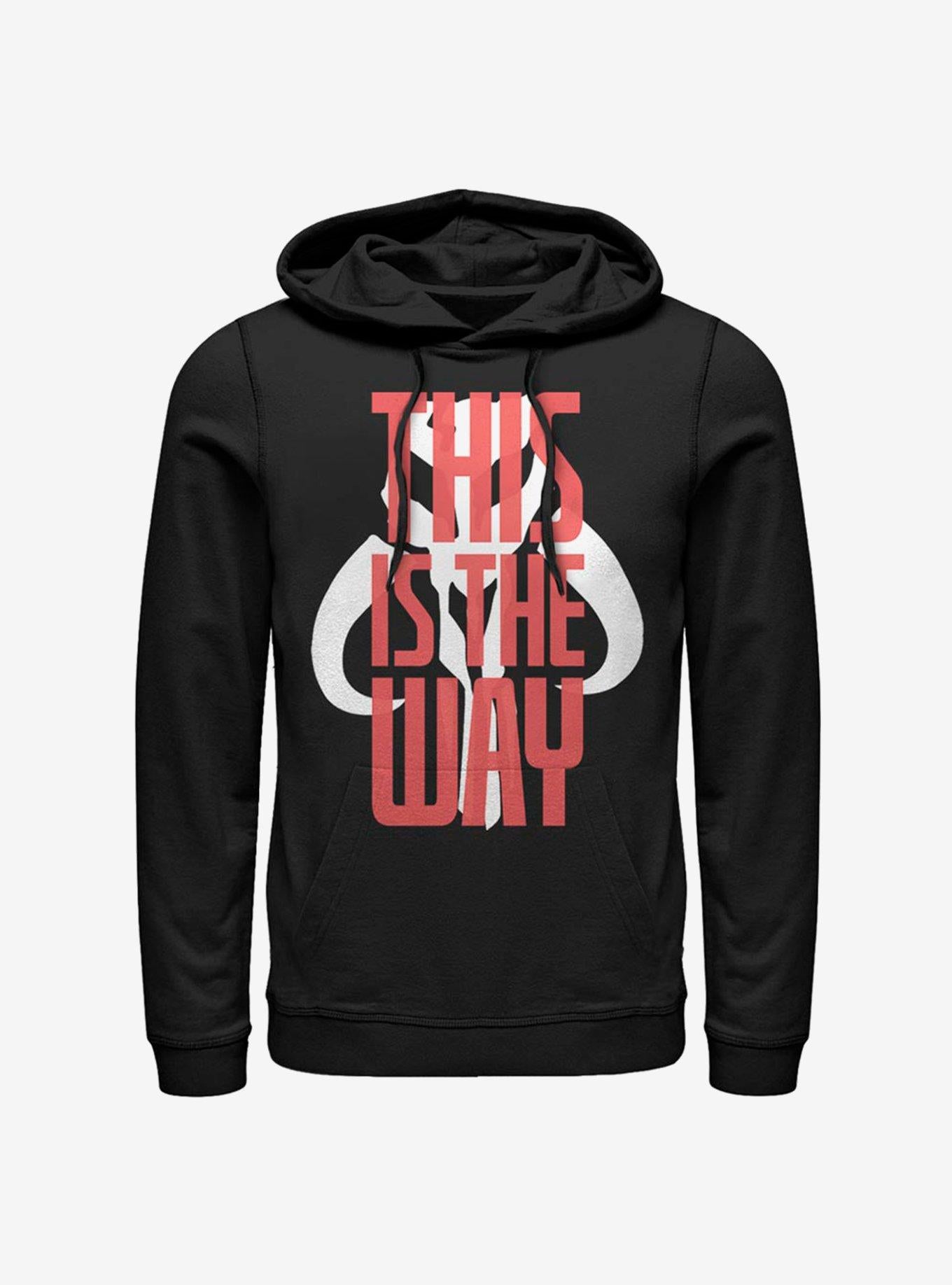 Star Wars The Mandalorian This Is The Way Text Hoodie