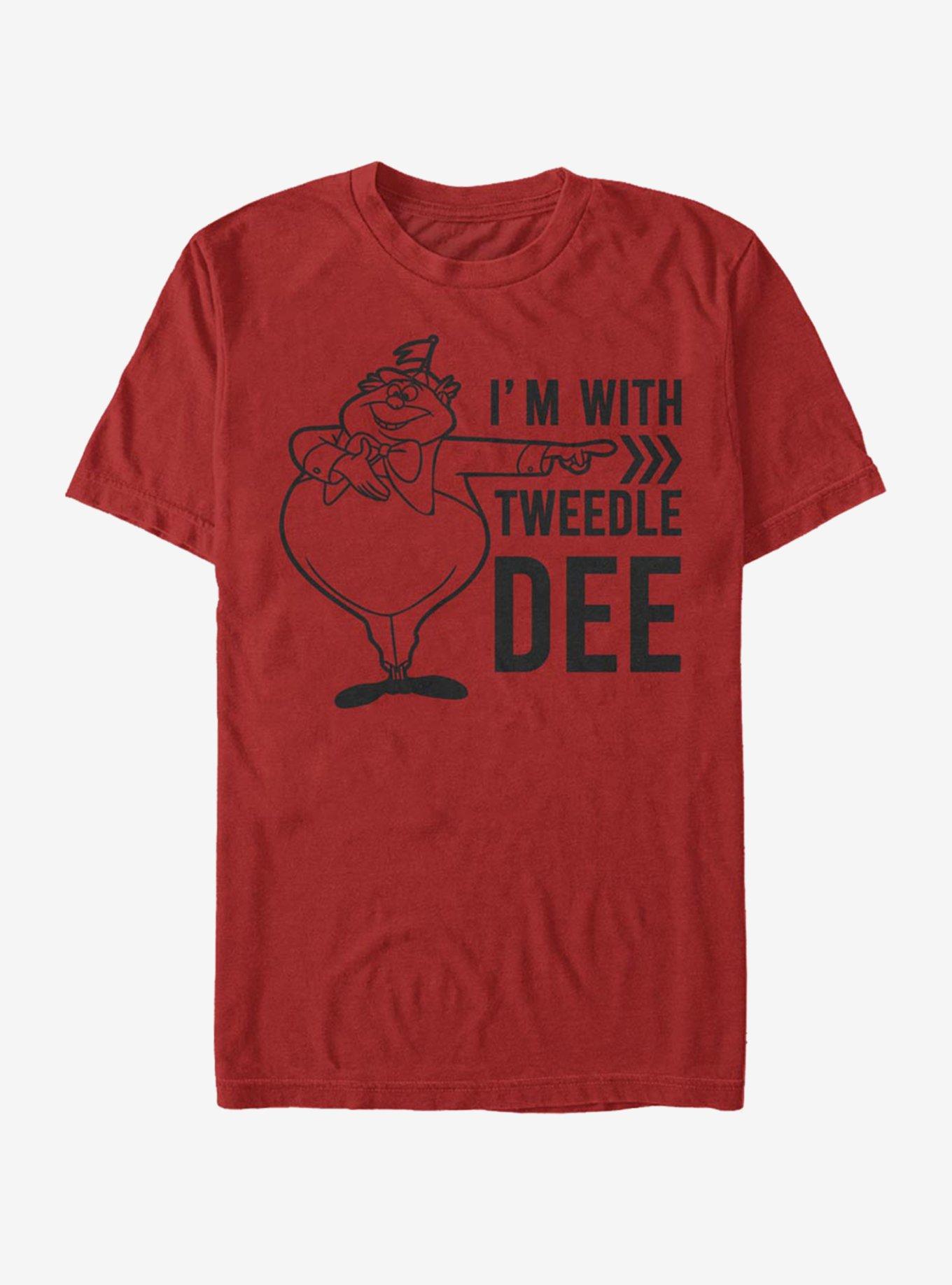 Disney Alice In Wonderland I'm With Tweedle Dee T-shirt | Trendy Graphic Tee