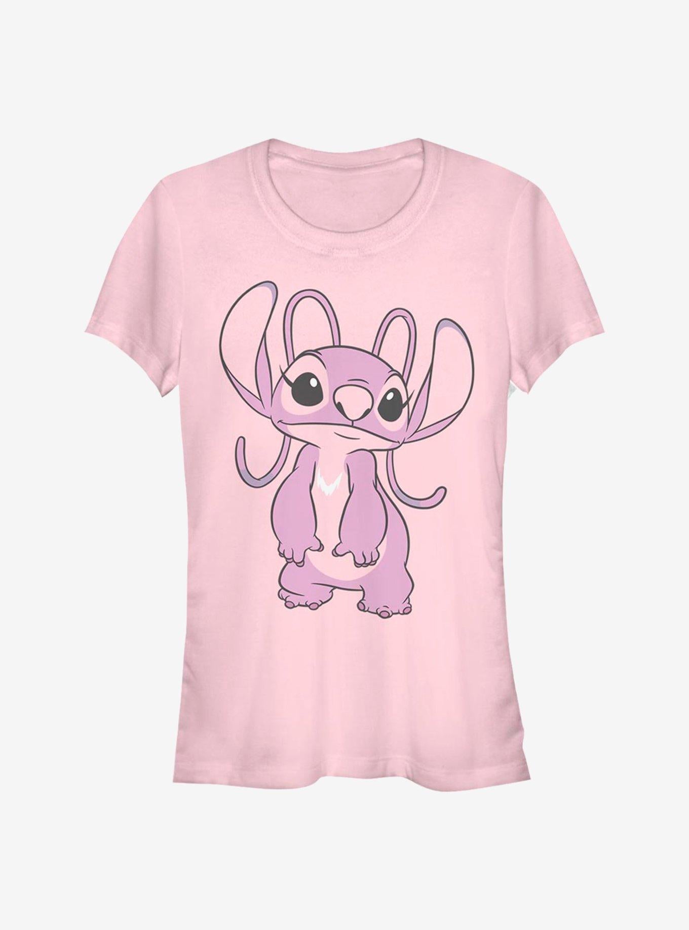 Disney Lilo & Stitch Big Angel Girls T-shirt | Trendy Graphic Tee