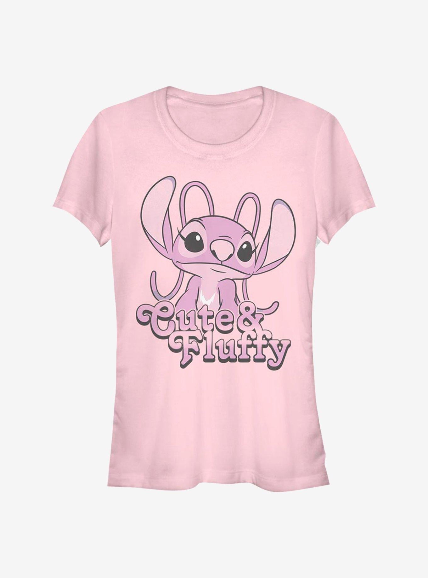 Disney Lilo & Stitch Fluffy Angel Girls T-shirt | Trendy Graphic Tee