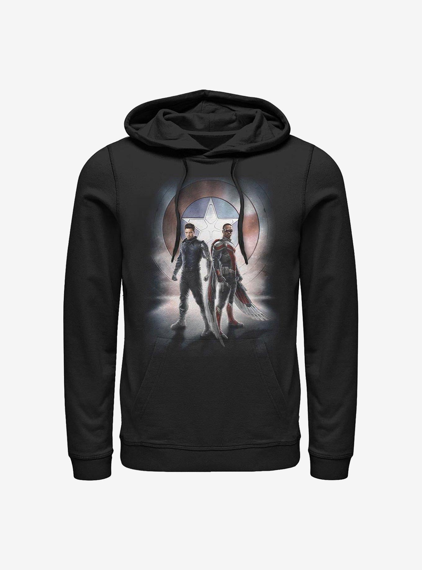 Marvel The Falcon And The Winter Soldier Team Poster Hoodie
