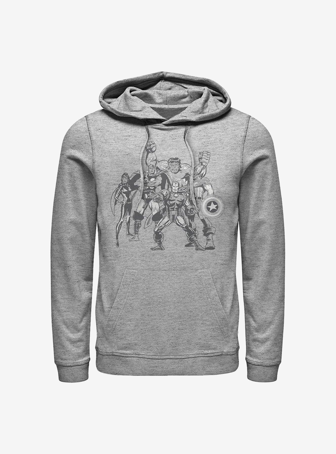 Marvel Avengers Marvel Retro Group Hoodie
