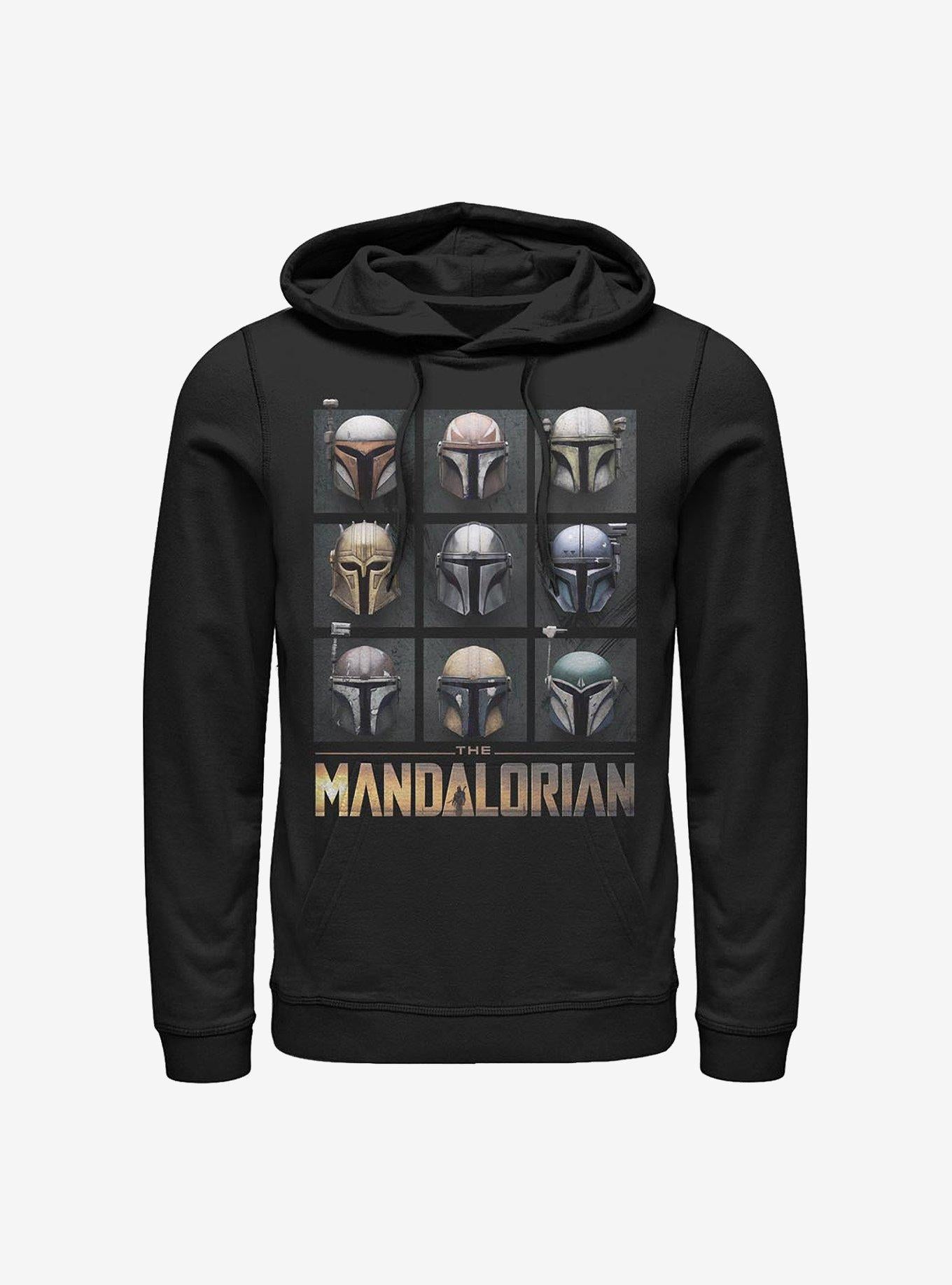 Star Wars The Mandalorian Mando Helmet Boxup Hoodie