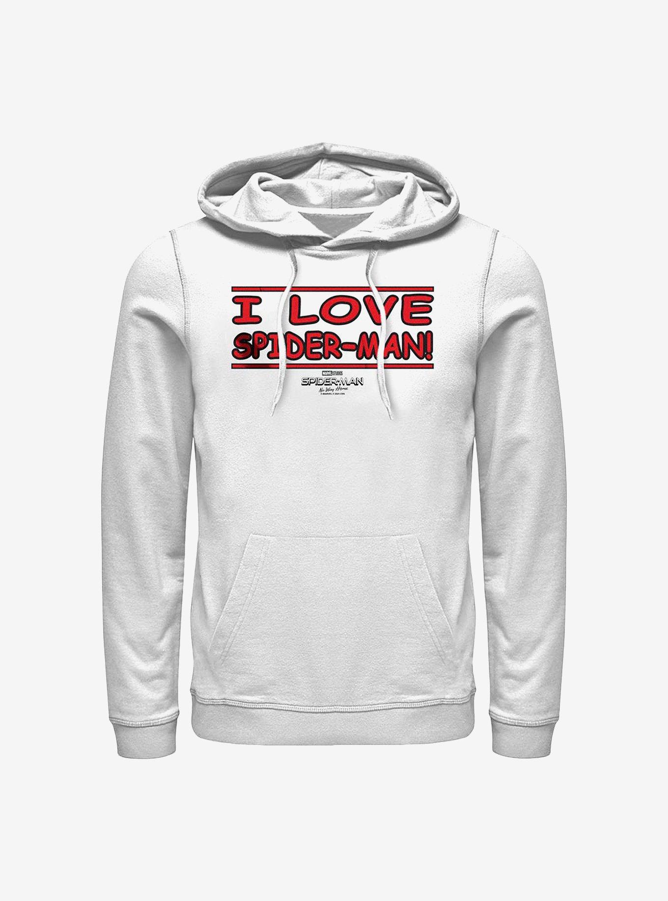 Marvel Spider-Man I Love Spider-Man Hoodie