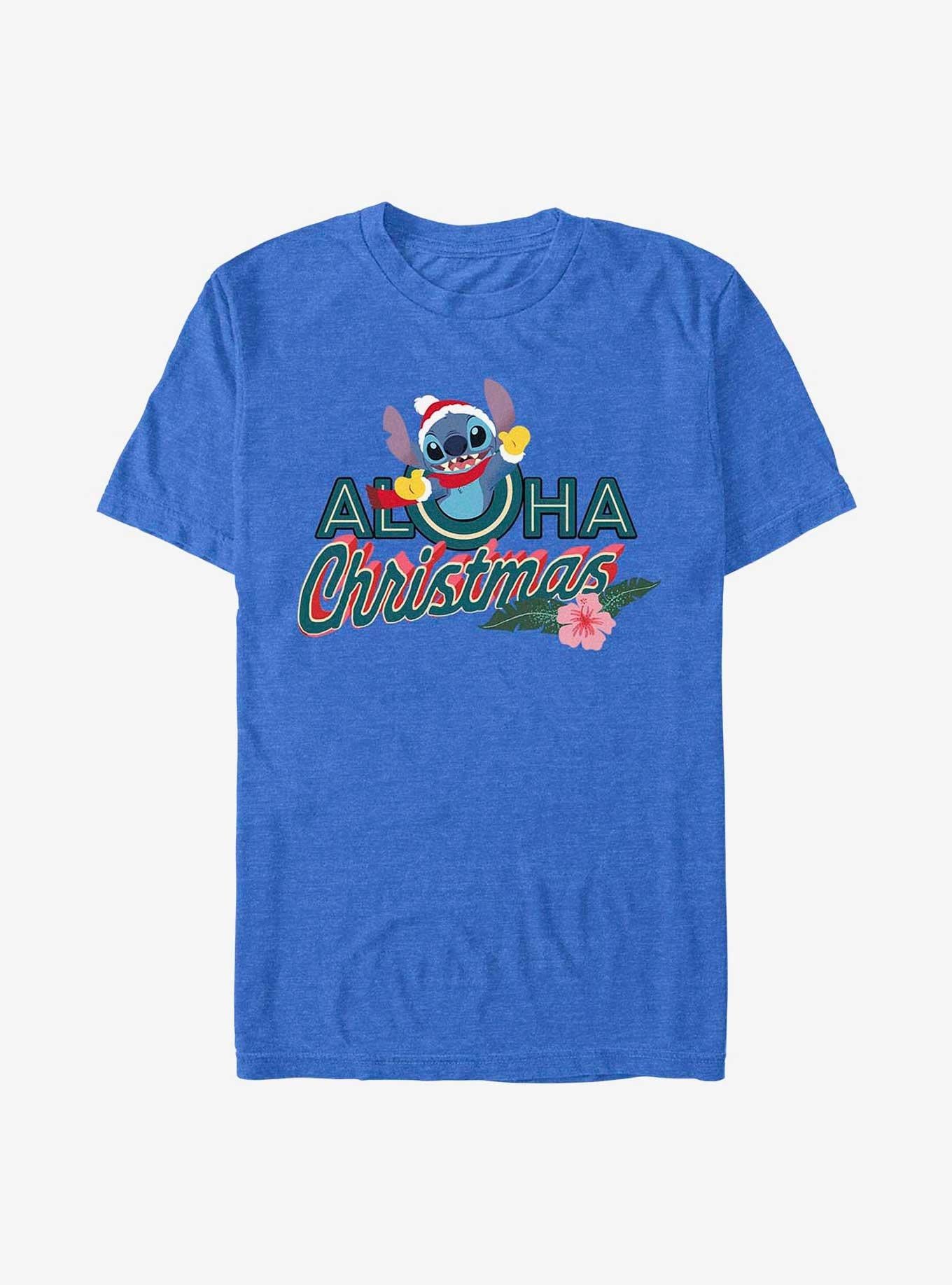 Disney Lilo Stitch Aloha Christmas TShirt T-Shirt | Premium Graphic | Limited Christmas Style