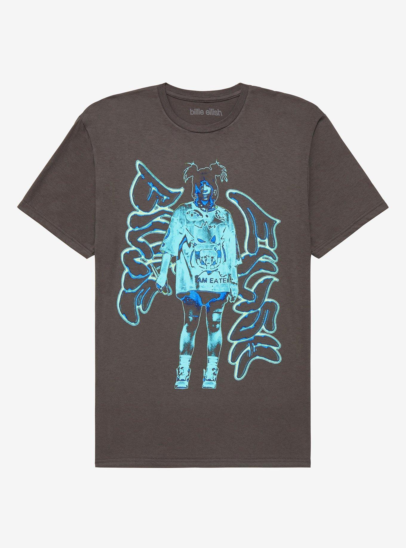 Billie Eilish Trippy Portrait TShirt Graphic Tee | Graphic Tee | Unisex Shirt | Soft Comfortable Wear