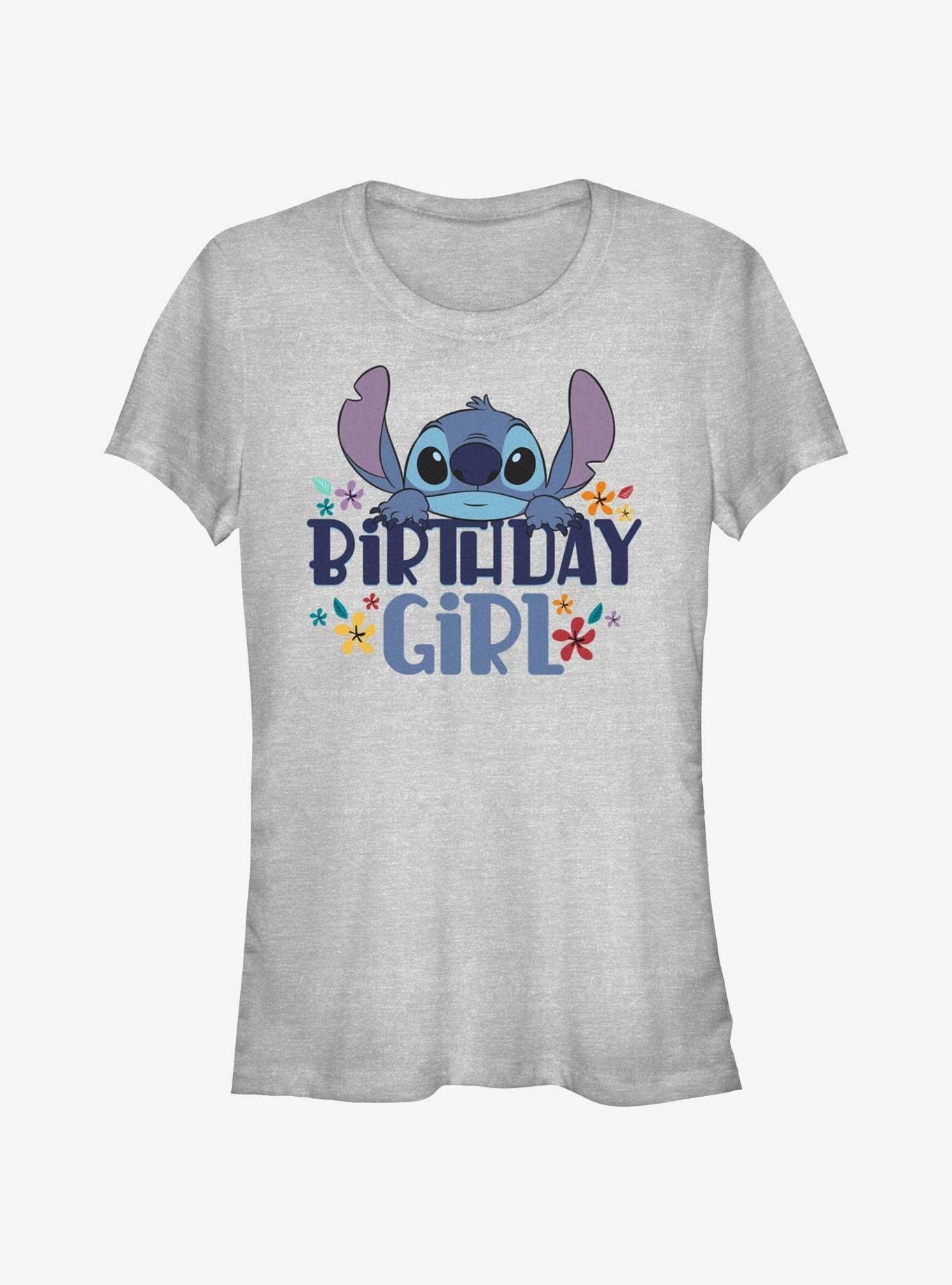 Disney Lilo Stitch Birthday Girl Stitch Girls T-Shirt T-Shirt | Fan Favorite Style | Great Gift Idea