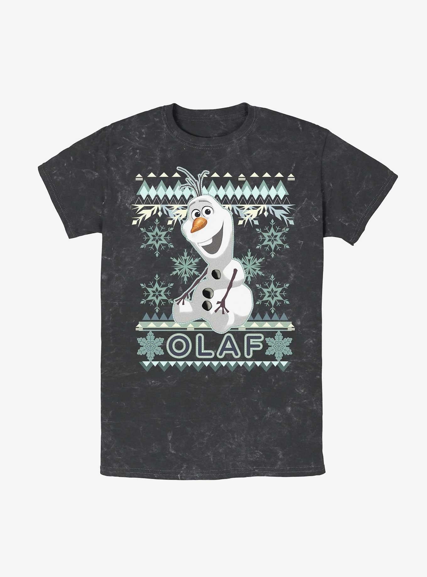 Disney Frozen Olaf Christmas Mineral Wash T-Shirt T-Shirt | Premium Graphic | Trending Now