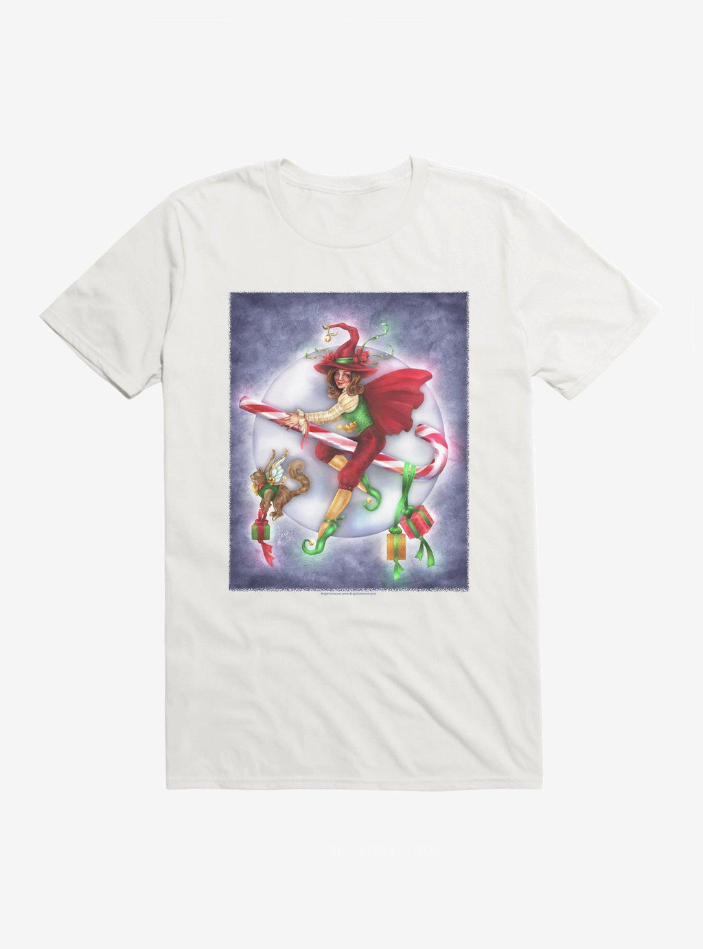 Christmas Witch T-Shirt by Brigid Ashwood T-Shirt | Exclusive Edition | High Demand Item