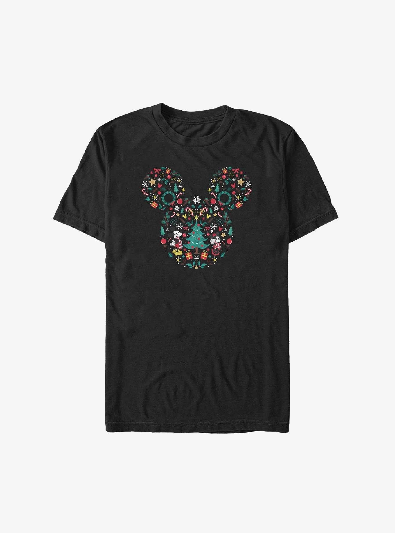 Disney Mickey Mouse Christmas Icon Ear Big Tall T-Shirt T-Shirt | High-Quality Print | Great Gift Idea