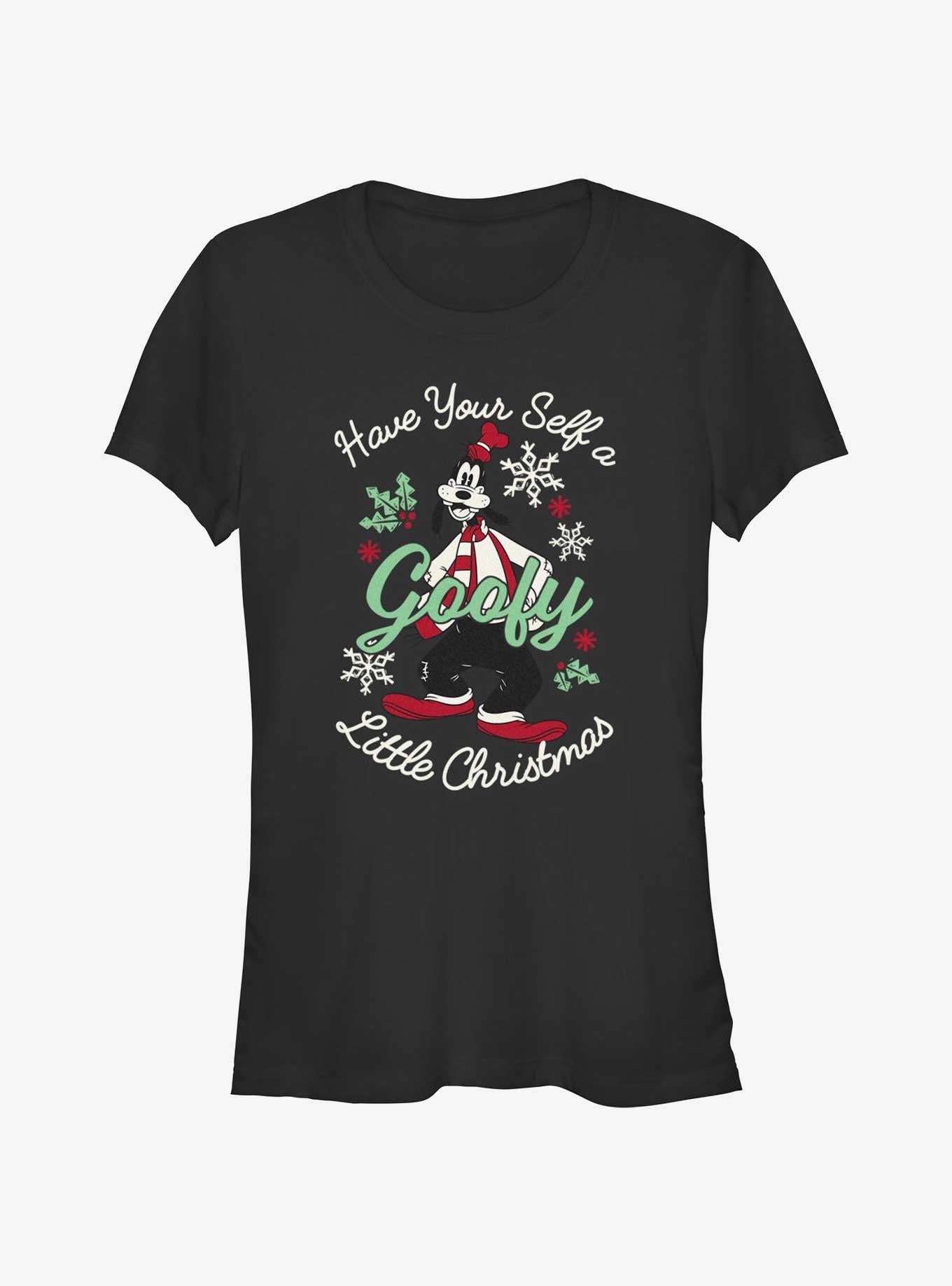 Disney Goofy Little Christmas Black Girls T-Shirt T-Shirt | Aesthetic Graphic | High Demand Item
