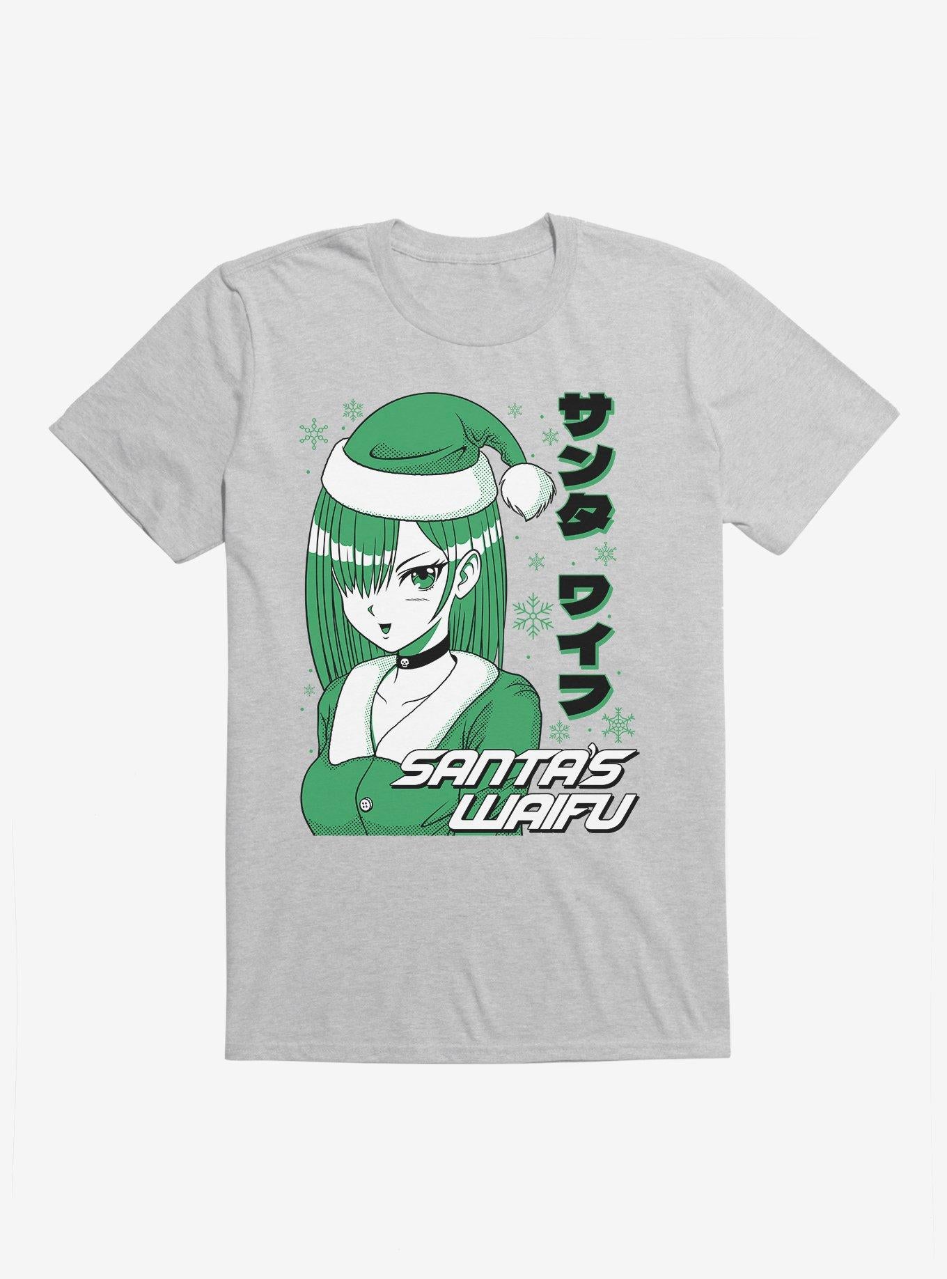 Christmas Anime Santa's Waifu T-Shirt T-Shirt | Viral Style | Great Gift Idea