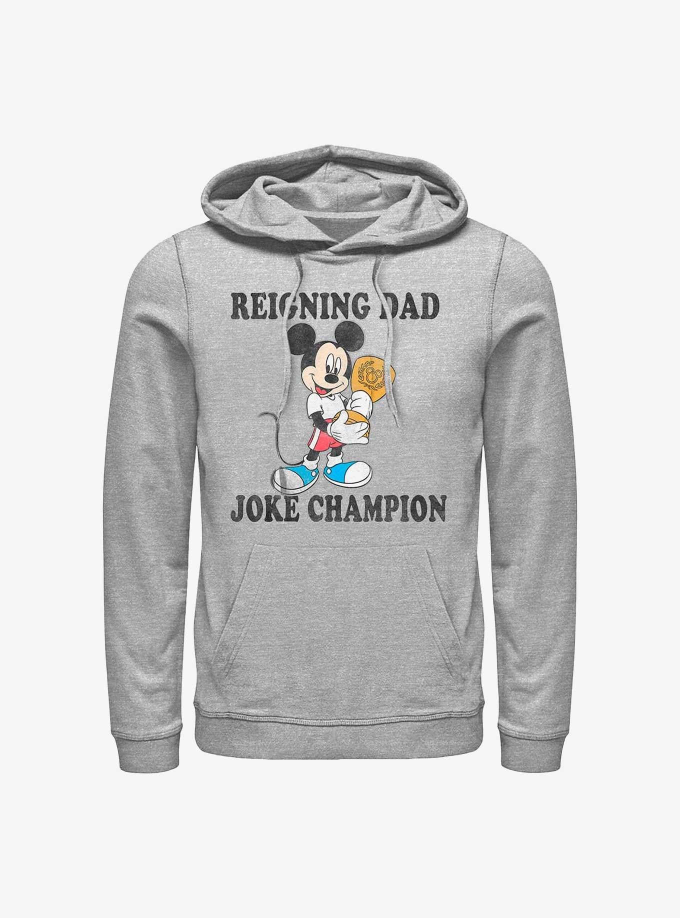 Disney Mickey Mouse Reigning Dad Joke Champion Hoodie