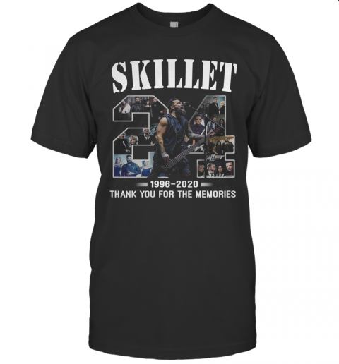 24 Skillet 1996 2020 Thank You For The Memories T Shirt