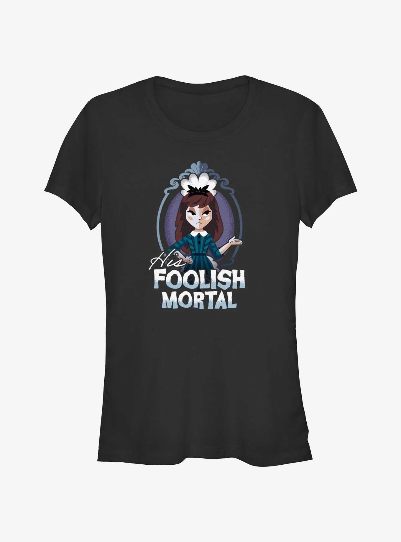 Disney Haunted Mansion His Foolish Mortal Girls T-shirt | Trendy Graphic Tee