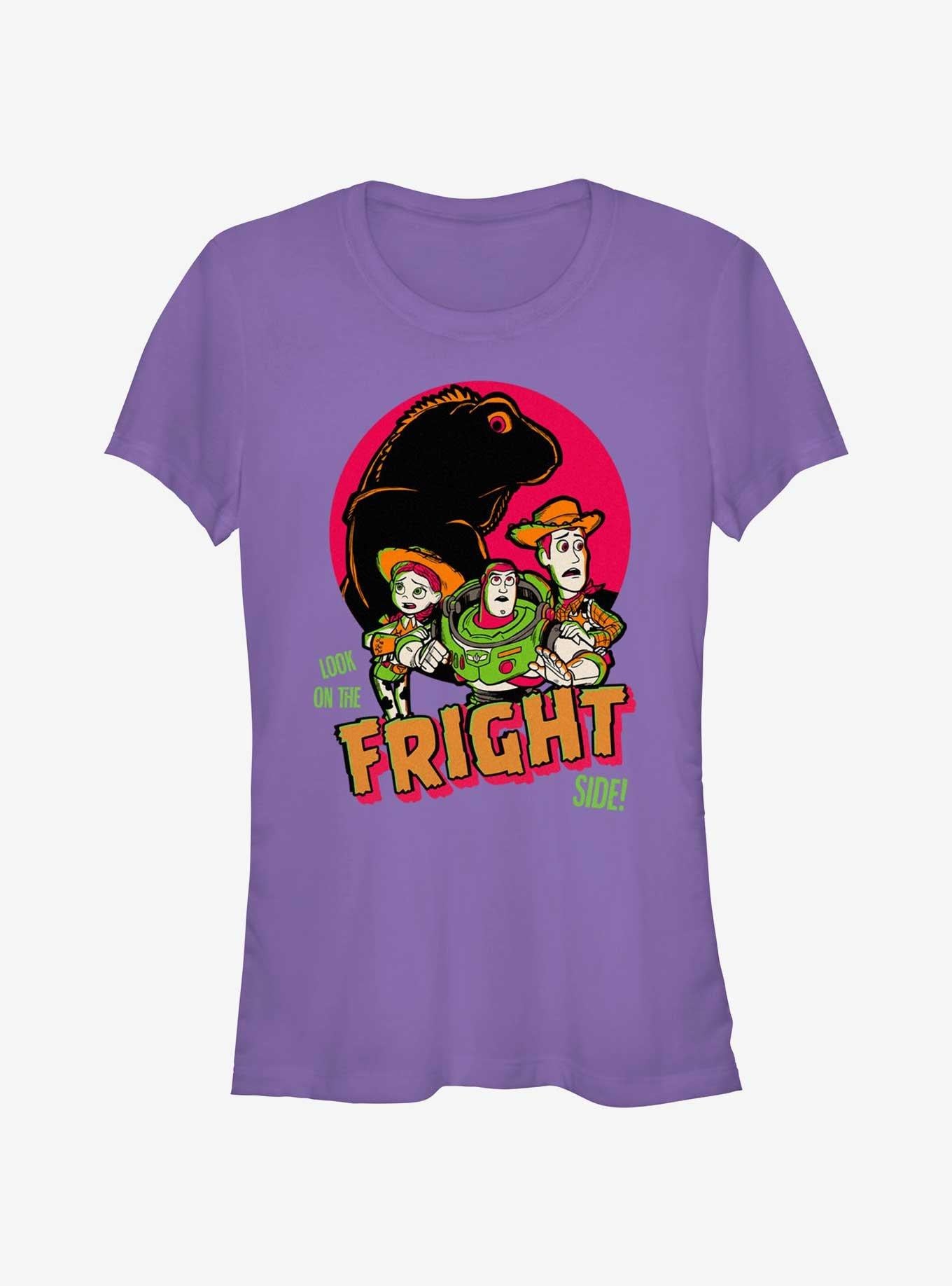 Disney100 Halloween Toy Story Jessie, Buzz & Woody Look On The Fright Side Girls T-Shirt