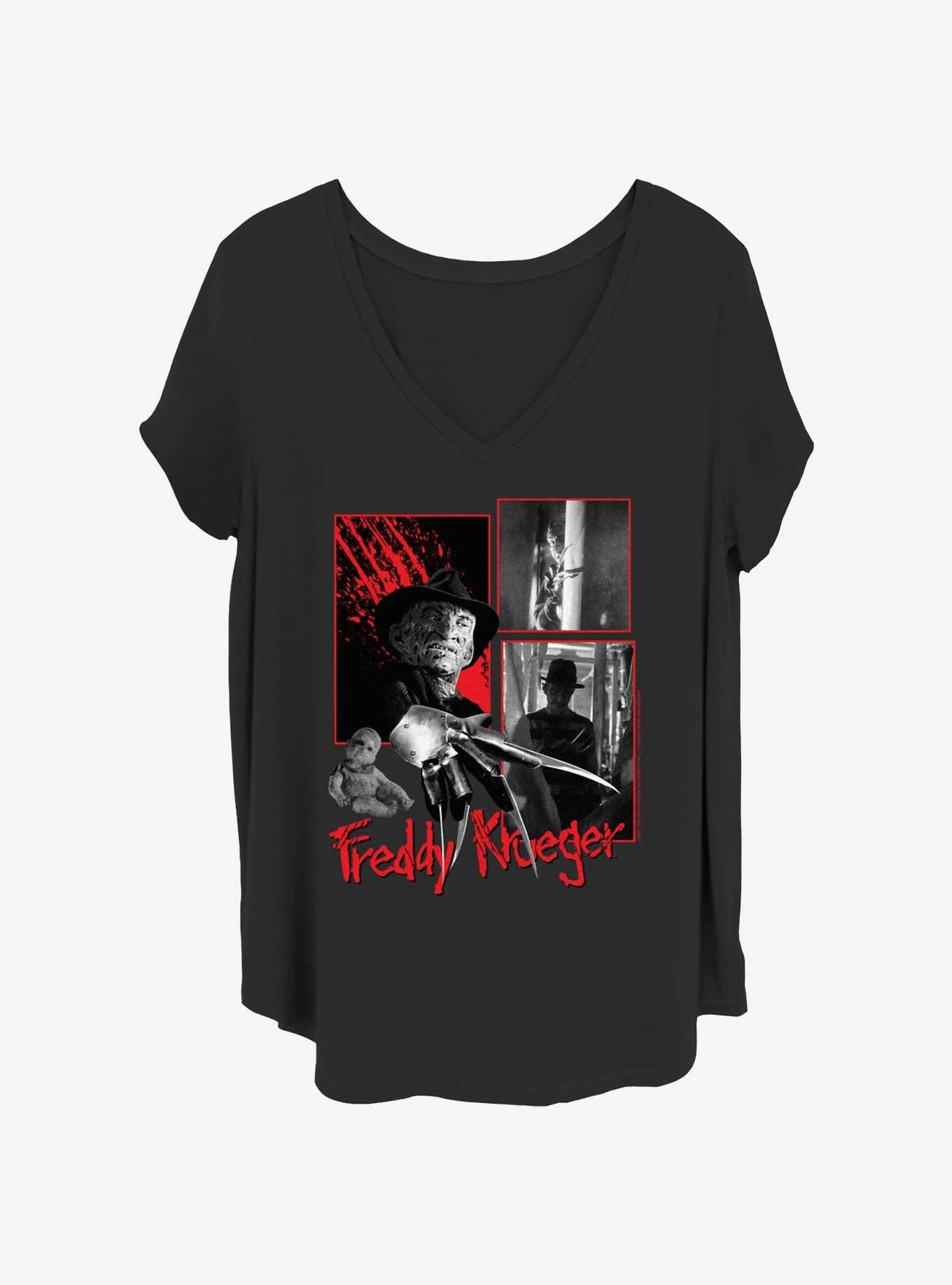 A Nightmare on Elm Street Freddy Krueger Girls T-Shirt Plus Size