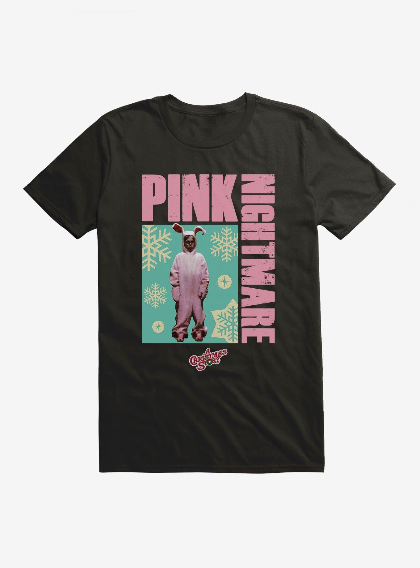 A Christmas Story Pink Nightmare TShirt T-Shirt | Fan Favorite Artwork | Perfect For Daily Wear