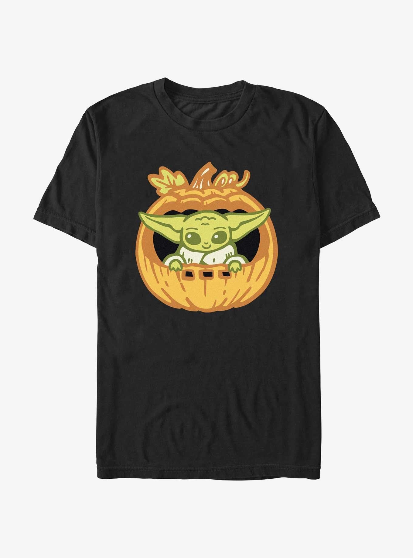 Star Wars The Mandalorian Grogu In Pumpkin T-Shirt