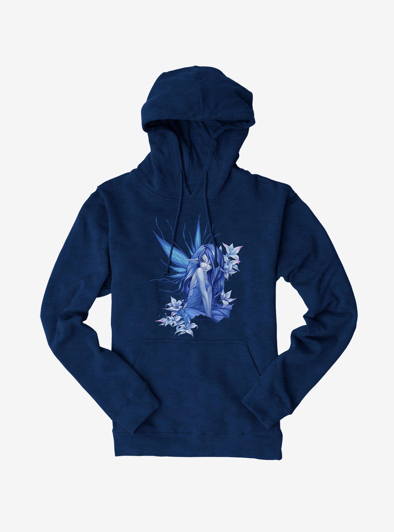 Fairies By Trick Blue Wing Hoodie