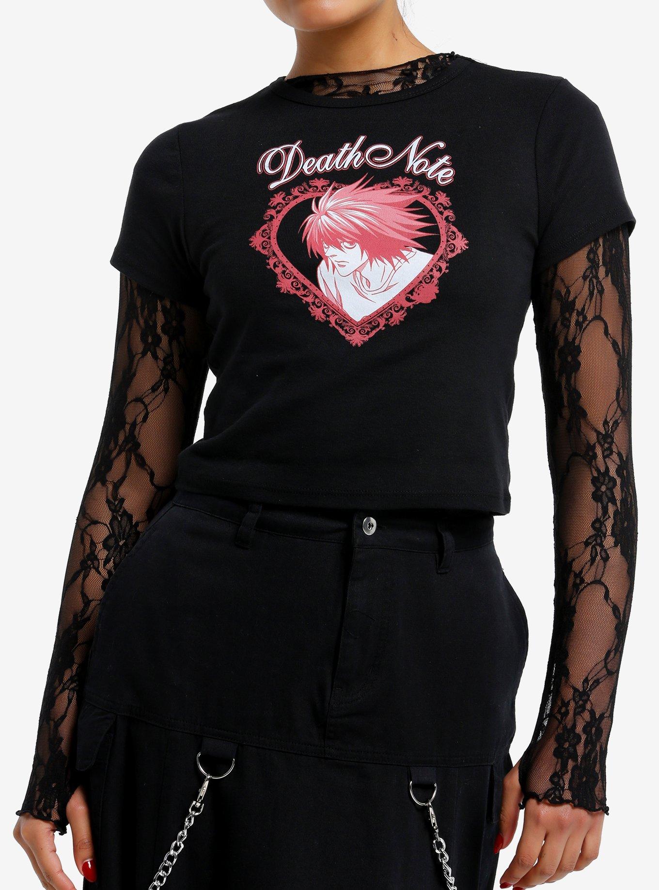Death Note L Tonal Heart Girls Baby TShirt T-Shirt | Top Trending Graphic | Trending Festive Apparel