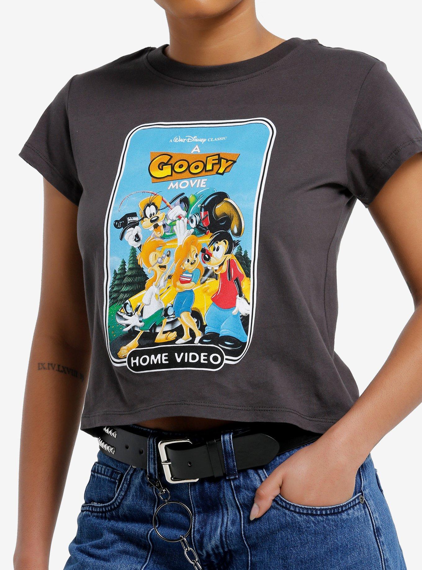 Disney A Goofy Movie Home Video Poster Girls Skimmer TShirt Graphic Tee | Graphic Tee | Unisex Shirt | Perfect Gift for Fans