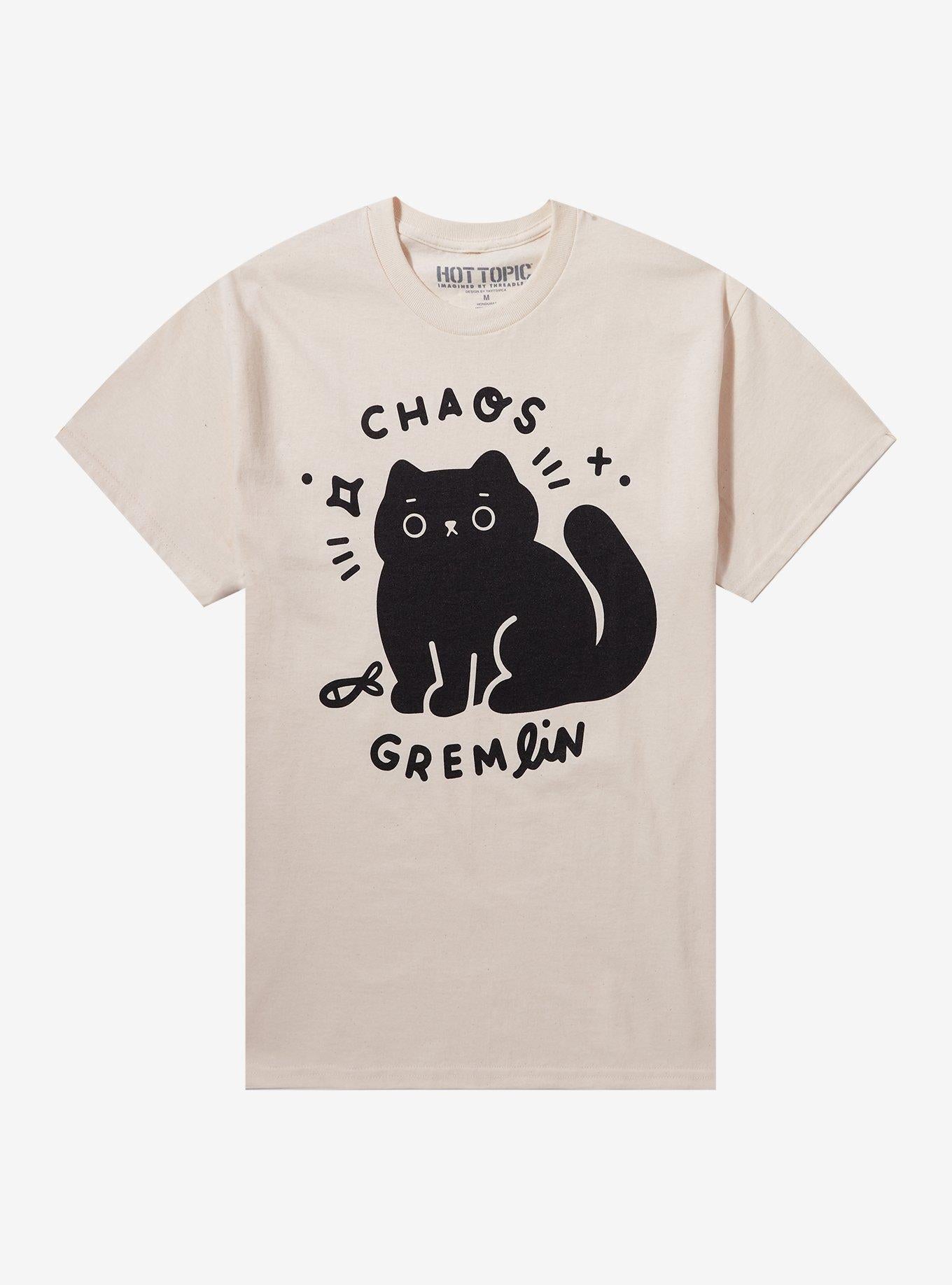 Chaos Gremlin Cat TShirt By Yayitsvica Graphic Tee | Graphic Tee | Unisex Shirt | Soft Comfortable Wear