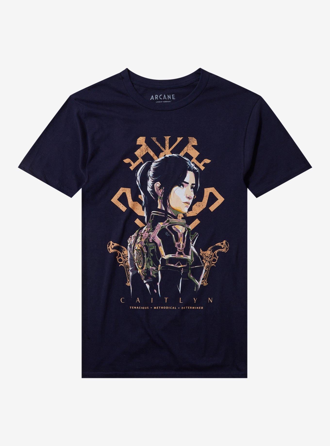 Arcane Caitlyn Profile TShirt Graphic Tee | Graphic Tee | Unisex Shirt | High-Quality Print