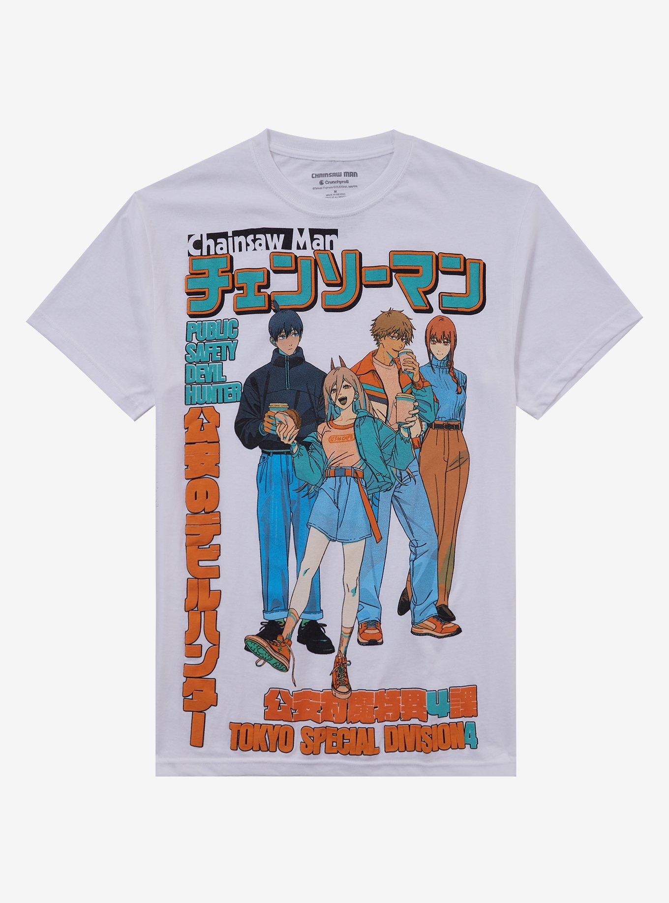 Chainsaw Man Group Casual TShirt Graphic Tee | Graphic Tee | Unisex Shirt | Best-Selling Design