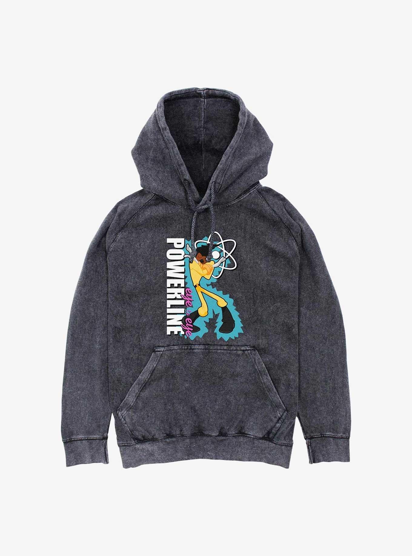 Disney A Goofy Movie Powerline Eye To Eye Mineral Wash Hoodie