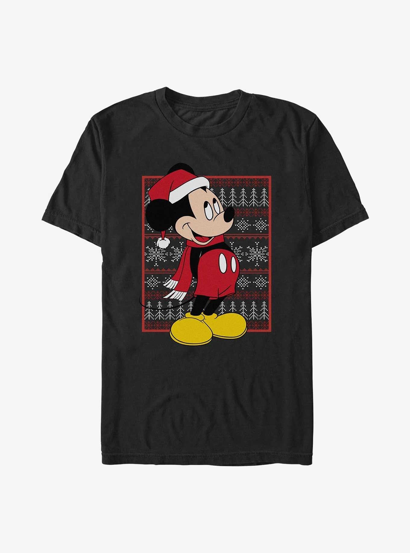 Disney Mickey Mouse Christmas Ugly Sweater TShirt T-Shirt | Best-Selling Design | Trending Festive Apparel