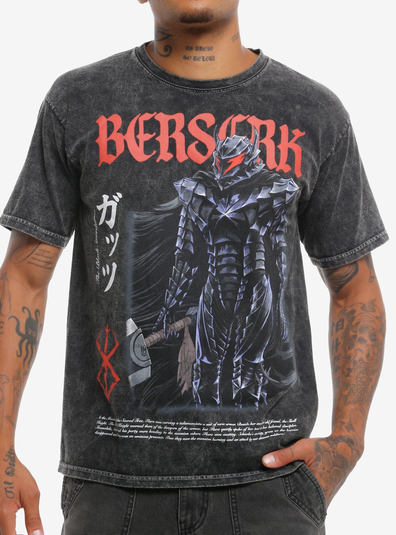 Berserk Berserker Armor MineralWash TShirt Graphic Tee | Graphic Tee | Unisex Shirt | Best-Selling Design