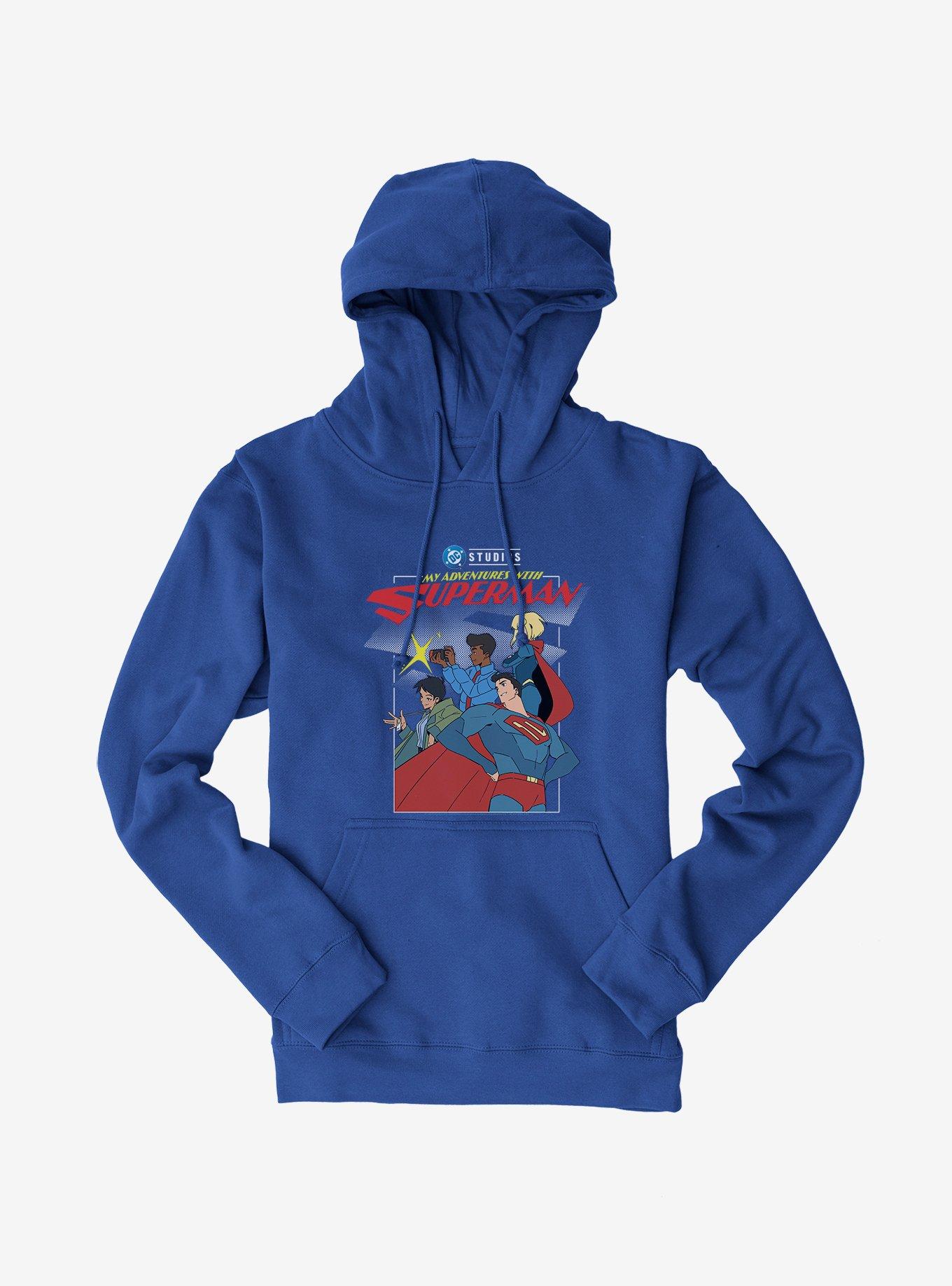 DC My Adventures With Superman Posing Group Hoodie