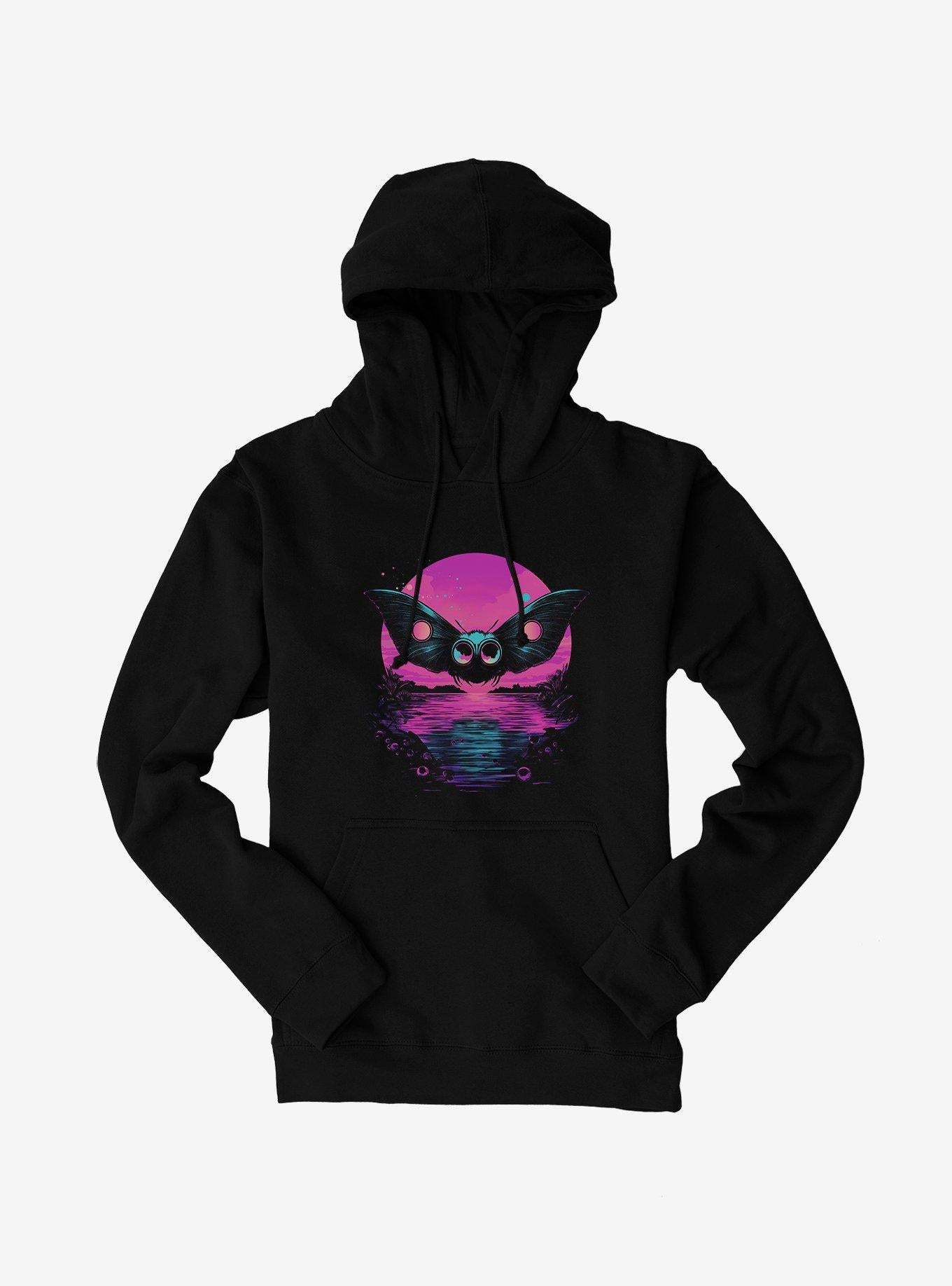 Mothman Midnight Sunset Hoodie