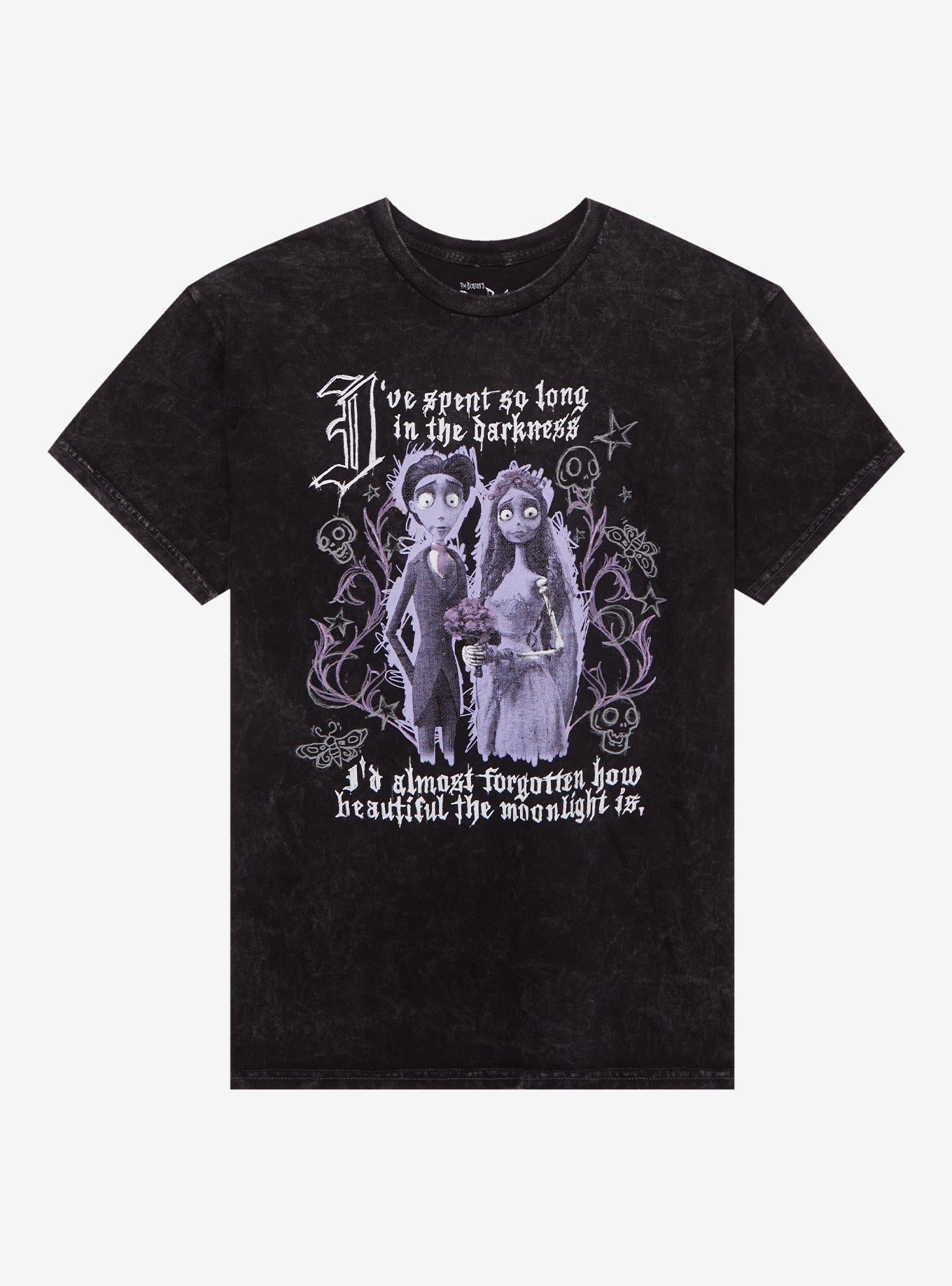Corpse Bride Duo Quote Mineral Wash TShirt Graphic Tee | Graphic Tee | Unisex Shirt | Premium Quality Apparel