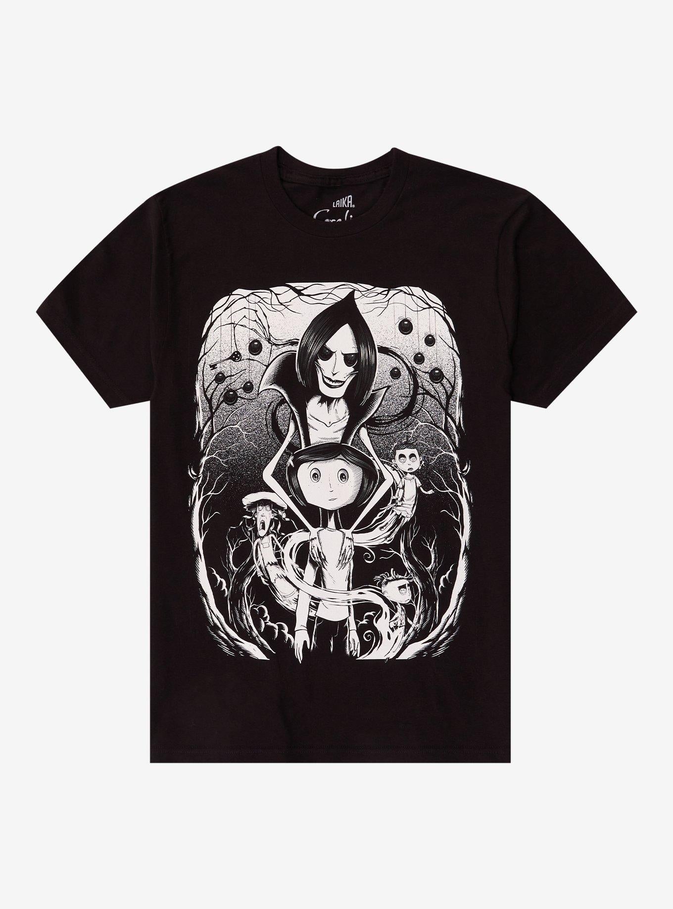 Coraline Beldam Black & White T-Shirt