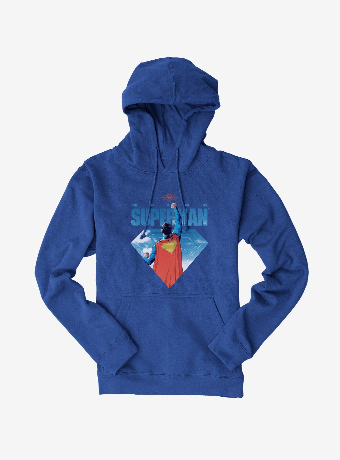 DC Comics Superman Look Up Animation Hoodie