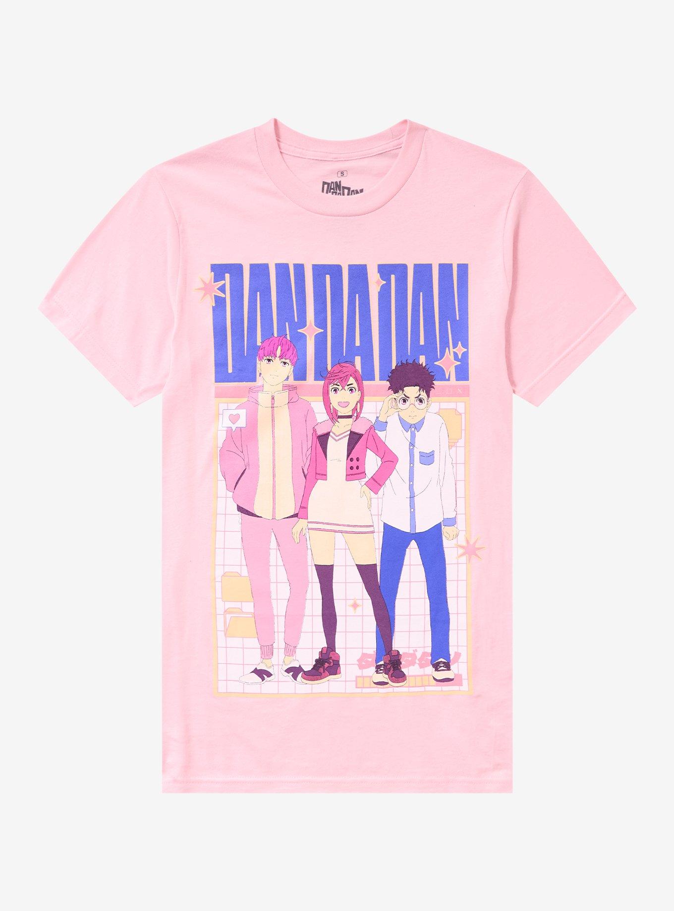 Dandadan Trio Pink TShirt Graphic Tee | Graphic Tee | Unisex Shirt | High-Quality Print