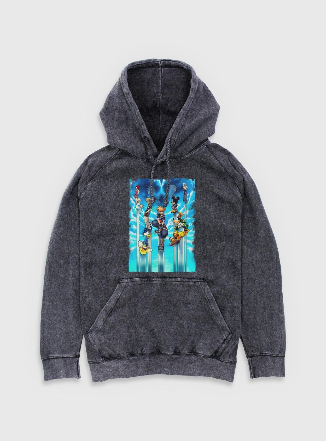 Disney Kingdom Hearts Sky Kingdom Mineral Wash Hoodie