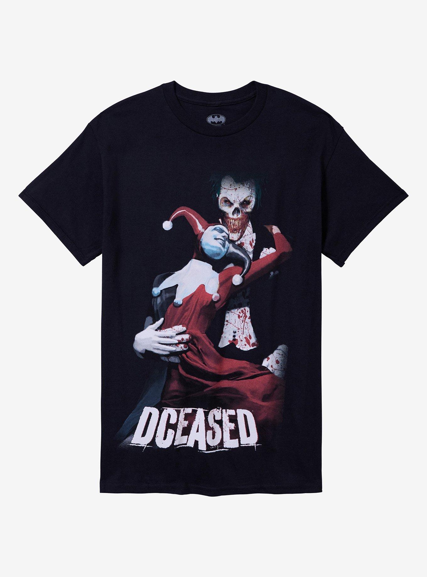 DC Comics Batman DCeased Joker Harley Quinn TShirt Graphic Tee | Graphic Tee | Unisex Shirt | Premium Quality Apparel