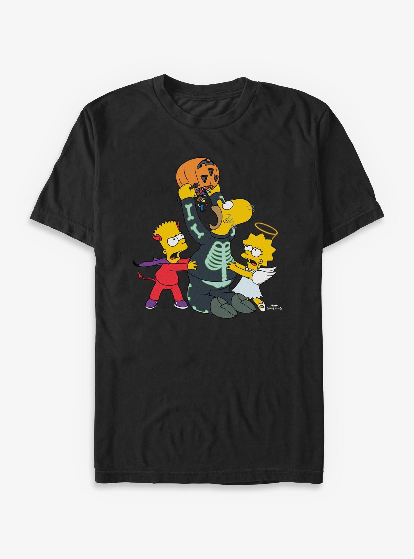 The Simpsons Halloween Candy Fight T-Shirt