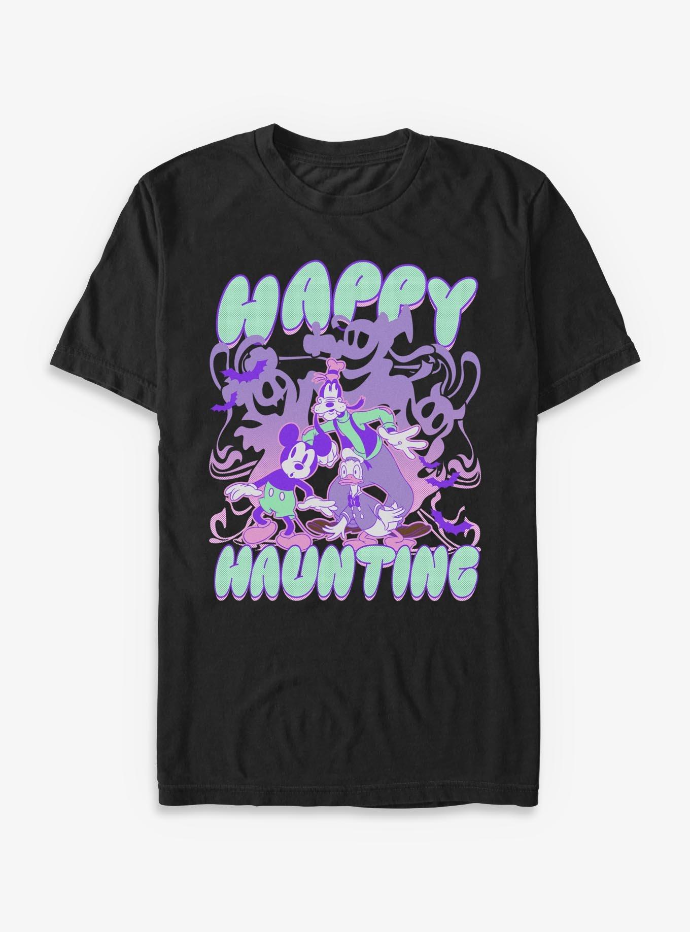 Disney Mickey Mouse Happy Haunting Spooky Ghost T-Shirt